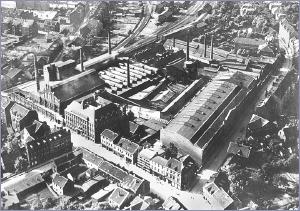 Stahlwerk Thyssen an der Bochumer Str. Gelsenkirchen 1930
